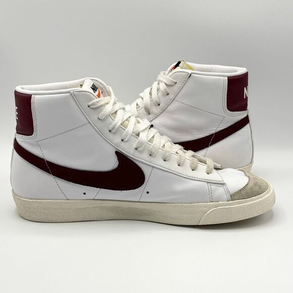 Nike Blazer Mid 77 Sneakers in White Team Red - US Men’s 11 / BQ6806-111 - Picture 7 of 11